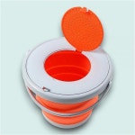 HL] 접이식 버킷 5L 오렌지 : 오세요24