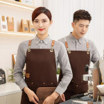 카페 바리스타 앞치마 캔버스 방수 작업복 공방 커피숍 : 아토플라자