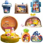 네모 바지 스폰지밥 집게 사장 뚱이 징징이 집게리아 피규어 가챠 인형 키링 굿즈 신비한 상자 사각팬츠 카니발 기념일 축하 시리즈 액션 장식... 