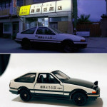 이니셜 d 디 다카하시 타쿠미 두부집 토요타 AE86 다이캐스팅 피규어 굿즈 TOMY D 도요타 수프라 RX7 GTR 합금 자동차 다이캐스트 및 장난감... 