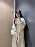 여성 빅사이즈 레트로 니트 롱가디건 코트 : 바잉어스스토어