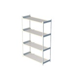 800x300 4단 스틸 선반장 매장 가게 상품 진열대 다용도실수납장 베란다선반 : 제이온더샵