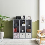 1200 9칸 3단 책장 거실 서재 소품보관 장식장 가정용선반 선반수납장 장식선반 : 제이온더샵