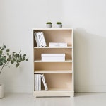 600 거실 서재 책꽂이 소품 선반장 4단 수납 책장 책꽂이수납장 틈새수납 : 씨엠커머스