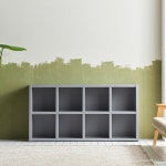 1600 8칸 2단 책장 책꽂이 수납장 거실 장식장 선반수납장 책장정리 책진열 : 제이온더샵