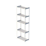 800x300 5단 스틸 선반장 철망 물건 수납 진열대 스틸선반 선반수납 수납장 : 씨엠커머스