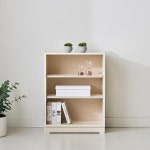 600 주방 수납장 높이조절 이동선반 낮은 3단 책장 다용도수납 책꽂이수납장 : 제이온더샵