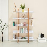 스틸 5단 책장 매장 상품 진열장 선반 장식장 간이선반 수납장 수납선반 수납선반장 : 온리큐