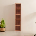 430 오픈 5단 틈새책장 슬림 책꽂이 장식장 틈새수납 선반수납장 간이선반 : 씨엠커머스