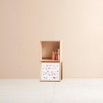 2단 2칸 삼나무 낮은 오픈 책장 아이방 수납 서재책장 책꽂이선반 수납책장 : 제이온더샵