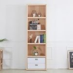 600 5칸 높은 서랍 책장 서재 거실 장식장 선반다이 틈새수납 책꽂이수납장 진열장 : 온리큐