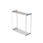 800x300 2단 스틸 선반장 매장 철재 정리대 진열대 선반랙 철제가구 장식장 : 씨엠커머스