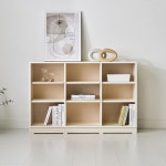 1200 아이방 책꽂이 선반 수납장 낮은 3단 책장 아이방인테리어 서재책장 책수납 : 제이온더샵