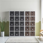 서재 장식장 소품박스 수납 오픈 책장 풀세트 A 책꽂이선반 인테리어책장 틈새수납 : 온리큐