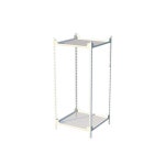 400x400 2단 스틸 선반장 매장 거실 장식품 수납 메탈랙선반 창고 장식장 : 씨엠커머스