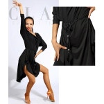 SCGGINTTANZ G1007 Latin Ballroom Dance Professional Loose Version Swing Design Dress : 에스와이투샵
