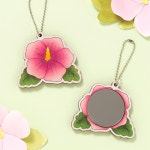 초등 무궁화 손거울 만들기 미술 재료 키트 유치원 어린이집 노인 6살 창작교실 : 카빌