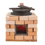 초등 벽돌 가마솥 아궁이 미니어처 만들기 유치원 어린이집 노인 소근육발달 초3 : 카빌