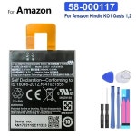 아마존용 태블릿 배터리 245mAh 58-000117 Kindle KO1 Oasis 1 2  Oasis1 Oasis2 : 바이포얼