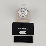 샤넬 신형 J12 워치 화이트 세라믹 시계 33mm H5698 : 럭스아워