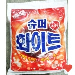 표백제 세탁세제 슈퍼화이트 분말 1kg 10 봉 : foSIXmart