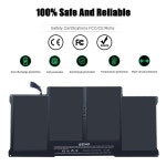 SKOWER 노트북 배터리 애플 맥북 에어 13 인치 A1369 2010 2011 A1466 2012 2017 교체 A1496 A1377 7.2V 55Wh A1405 : 리셀바이