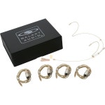 갤럭시 오디오 HSM4OBG4AT 테크니카 Cw 전방향 듀얼 이어 헤드셋 마이크 베이지 : 글로벌브릿지01146