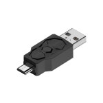양방향 USB 변속기 어댑터 USB 2.0 어댑터 마이크로 및 미니 암수 변환기 커넥터 480Mbps 2 개 : 뉴리바이