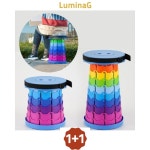 1+1 접이식 여행 놀이공원 대기 의자 캠핑 낚시 체어 : 루미나life