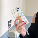 패턴 클리닝 타임 구미 아이폰 17 케이스 클리어 투명 젤리 : 더나인몰