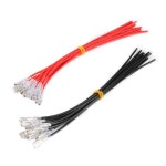 로커 스위치 용 와이어 레드 블랙 10 개 20CM 30CM 2.8MM4.8MM6.3mm2.8MM 4.86.3 암 스페이드 크림프 터미널 커넥터 : 뉴리바이