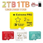 프로 SD 메모리 카드 128GB SDTF 플래시 카드 미니 SD 카드 512GB 플래시 메모리 카드 패키지 무료 SD 어댑터 포함 2TB 1TB : 리셀바이