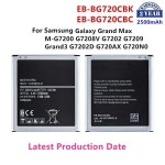 EB-BG720CBK EB-BG720CBC 배터리 삼성 갤럭시 그랜드 맥스 M-G7200 G7208V G7202 G7209 G7202D G720AX 용 2500mAh 신제품 : rebuy
