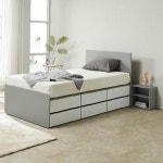 클래식한 고급스러운 올서랍 수납침대 SS 매트미포함 H5371 : 똘똘이네1