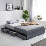 클래식한 고급스러운 LPM 무헤드 서랍 수납침대 SS 230 H6677 : 똘똘이네1