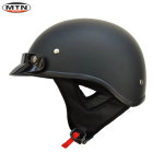 라이더경량헬멧 헬맷 오토바이 바이크 하프페이스 오픈 반모 헬멧 ABS 코튼 플라스틱 밝은 블랙 라이더 유니버셜 세탁 가능 레트로 스타일... 