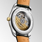 [공식] 론진 마스터 컬렉션 옐로우 골드 콤비 레더 스트랩 40MM L2.793.5.72.2 : LONGINES