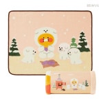 춘식이 담요 플루피 포근한 무릎 담요 굿즈 105x80cm : 불티낫슈