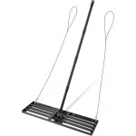 Pragmatist실용주의자 잔디 레벨링 레이크 34인치x9.4인치 68인치 도구 정원 골프 농장 목초지 마당용 대형 레벨러 스테인리스 스틸 조경... 