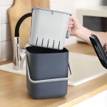 모노블 음식물 쓰레기통 3L 네이비 × 15 x 18 cm 1개 : 김마스네