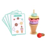 TOOKY 원목 탑쌓기 아이스크림 886 아기 완구 생일 도형 어린이날 소근육 : 맘앤아이샵