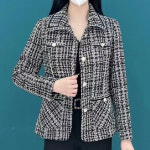 남성가죽자켓 재킷 봄버 아우터 가을자켓 간절기 라이더 숏 작은 향기 코트 프린트 체크 무늬 헤링본 패치워크 단추 포켓 패션 심플한 가디건... 