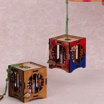 홍사 전통 무드등 DIY 청사초롱 등롱 만들기 장식 키트 궁중 청사 : 데일리픽S