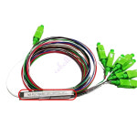 PLC 광섬유 스플리터 색상 및 흰색 최고 SC/APC SM 0.9mm 고르지 않은 G657A1 PVC 1m 1X8 로트당 5 개 10 20 : 글로벌매점