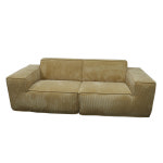 코듀로이 패브릭 소파 5컬러 쇼파 녹색 1인 150x100x72CM : 노바팀