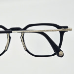 TVR CHAPTER C1 Classic Black 클래식 블랙 프렌치 스퀘어 콤비테 안경 : 더트루옵티컬