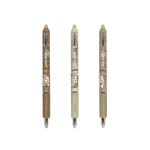 지워지는 펜 3종1세트 베이커리 퍼피 귀여운 볼펜 노크식 필기 예쁜 필기구 단체선물 : 도아브스토어