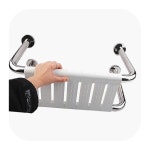 화장실 장애인 보조 손잡이 스텐 화이트 : 서림마캣