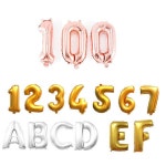 이니셜숫자알파벳은박호일풍선(소)파티용품 : 낭만상도