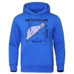 후드티 맨투맨 오버핏 빅사이즈 머슬핏 집업 해마 반대쪽 인접한 재미 있은 프린팅 인쇄 남성 삼각 기능 가을 양털 귀여운 스트리트 의류 : 피티통상